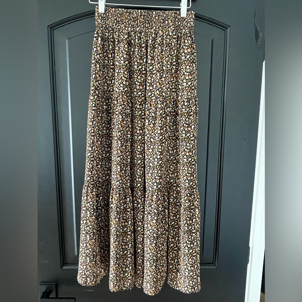 Madewell Floral Midi Skirt, size Small